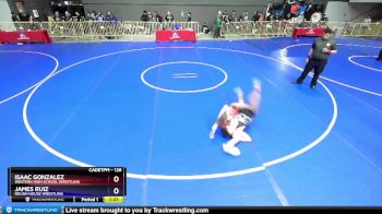 126 lbs Champ. Round 1 - Isaac Gonzalez, Western High School Wrestling vs James Ruiz, Rough House Wrestling