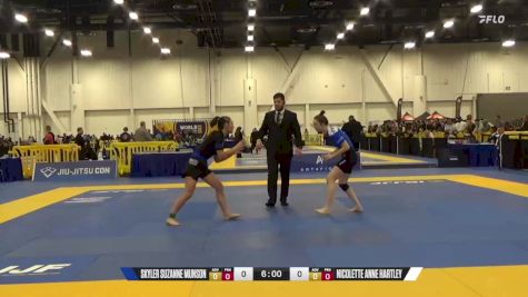 Nicolette Anne Hartley vs Skyler Suzanne Munson 2024 World IBJJF Jiu-Jitsu No-Gi Championship