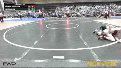 92 lbs Consi Of 16 #2 - Parker Johnston, Estacada Youth Wrestling vs Luke Garcia, The Valley Wrestling Club