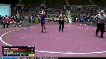 182 lbs Quarterfinal - Devin Anderson, Weaver vs Jake Dean, Montgomery Catholic Prep School