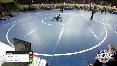 70 lbs Round Of 16 - Grady Tackett, Collinsville Cardinal Youth Wrestling vs CAMDEN DANIELSON, Texas Elite Wrestling Club