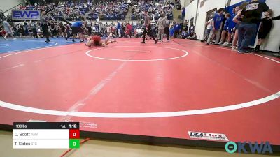 106 lbs Semifinal - Cayden Scott, Raw Wrestling Club vs Tilden Gates, Sallisaw Takedown Club