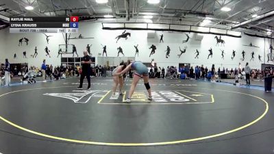 160A Cons. Round 5 - Kaylie Hall, Presbyterian College vs Lydia Krauss, McKendree University