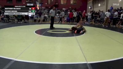 141 lbs Champ. Round 3 - Mauro Michel, Life University vs Matthew Velasco, Montevallo