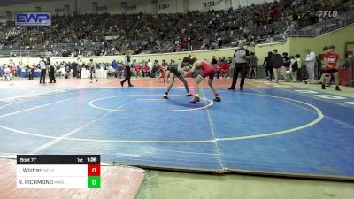 108 lbs Round Of 64 - Isak Whitten, McLoud vs REBEL RICHMOND, MARLOW OUTLAWS JH