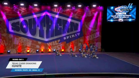 Texas Cheer Dragons - IGNITE [2025 L1 Youth - D2 - Small - B Day 3] 2025 Cheer Power Southern Nationals
