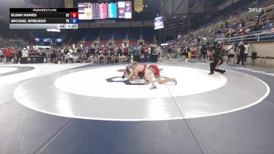 190 lbs Cons. Sub-rd Of 16 - Elijah Hawes, UT vs Michael Spielman, PA