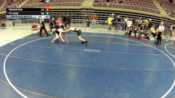 118 lbs 3rd Place Match - Kellen Eva, Aniciete Training Club vs Ty Cole, Sanderson Wrestling Academy