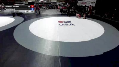 84 lbs Cons. Semis - Samuel Svitana, Truckee Wrestling Club vs Ari Sobaje