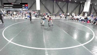 132 lbs Jaxson Scott, Kansas Blue vs Manuel Ruiz, California Blue