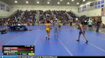 125 lbs Cons. Semi - Giselle Romero, Hargett Wrestling vs Joseph Ramirez, El Modena