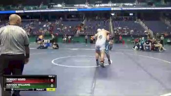 2 lbs Champ. Round 1 - Hayden Williams, East Carteret vs Robert Ward, Chase