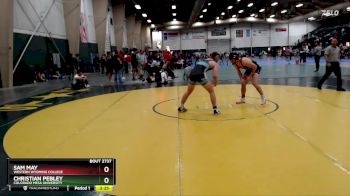 174 lbs Quarterfinal - Christian Pebley, Colorado Mesa University vs Sam May, Western Wyoming College