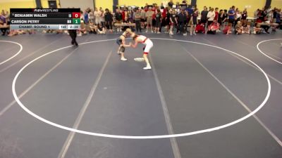 126 lbs Champ. Round 1 - Benjamin Walsh, IA vs Carson Petry, MN