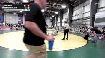 95 lbs Rr Rnd 1 - Sam Mazin, Mat Warriors Blue vs Dominic DeMarco, Illinois Menace