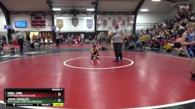 Round 4 - John Swailes, New London Tiger Cub Wrestling vs Abel Orr, Champions Wrestling Club