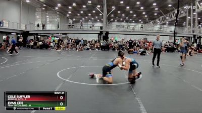 105 lbs Round 6 (8 Team) - Evan Ceis, Team Gotcha Blue vs Cole Buffler, Brawler Elite