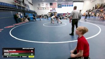 165 lbs 3rd Place Match - Brody Sorensen, Thermopolis vs Zane Cullers, Chadron