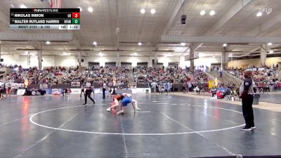 A 132 lbs Quarterfinal - Walter Rutland Harris, Hume-Fogg Academic Magnet vs Nikolas Inmon, Greenback High School