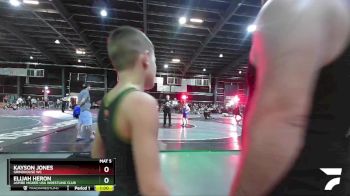 95 lbs Round 3 - Elijah Heron, Aspire Higher USA Wrestling Club vs Kayson Jones, Grindhouse WC