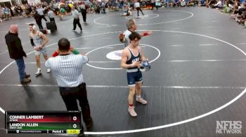 3A 138 lbs 1st Place Match - Landon Allen, West-Oak vs Conner Lambert, Aynor