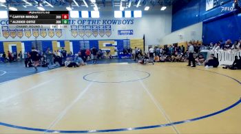 106 lbs Champ. Round 3 - Carter Mirolo, Team Miron vs Alzider Ortiz, Steinbrenner