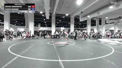 74 lbs Cons. Round 3 - Joshua Greenwood, Beat The Streets Cleveland vs Darius Marines, Unattached