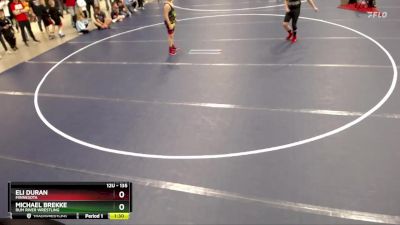 135 lbs Cons. Round 2 - Michael Brekke, Rum River Wrestling vs Eli Duran, Minnesota