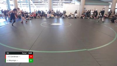 132 lbs Cons. Round 4 - Andrsyn Cardenas, Valiant Prep vs Jose ángel Mayorga, Monster Garage