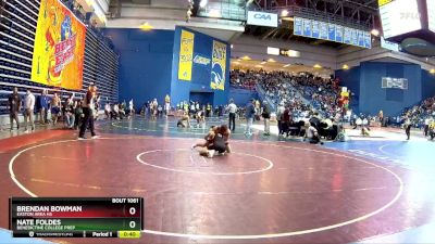 144 lbs Cons. Round 1 - Brendan Bowman, Easton Area Hs vs Nate Foldes, Benedictine College Prep