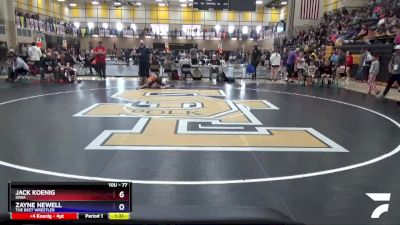 77 lbs Round 1 - Jack Koenig, Iowa vs Zayne Newell, The Best Wrestler