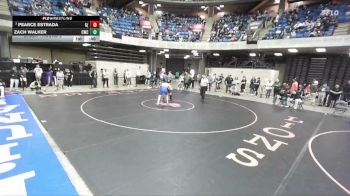 215 lbs Champ. Round 2 - Pearce Estrada, Gurnee (Warren) vs Zach Walker, Rock Falls