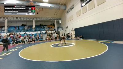 115A Round 1 - Keyarah Bartholomew, Tongue River vs Kiera Big Knife, Lander Valley