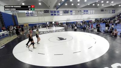 135 lbs Semifinal - Marci Cuvea, Northview vs Jazzalynn Ramirez, Nomad Wrestling Club