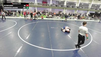 16U BOYS HARD LUCK - 144-149 Champ. Round 1 - Eli McCleish, Immortal Athletics WC vs Remington Anhorn, MATPAC Wrestling Club