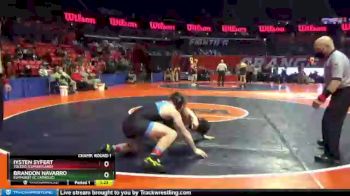 1 lbs Champ. Round 1 - Iysten Syfert, Toledo (Cumberland) vs Brandon Navarro, Elmhurst (IC Catholic)