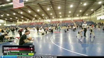 55 lbs Round 1 (6 Team) - Baylee Thompson, Oregon vs Isabella Harvey, Idaho