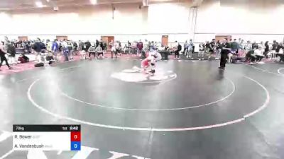 70 kg Cons 32 #2 - Riley Bower, Buffalo Valley Regional Training Center vs Aiden Vandenbush, Wildcat Wrestling Club