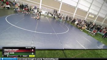 74 lbs Cons. Round 4 - Colby Dare, The Farm vs Traxton Tanzey, Eastern Oregon Elite