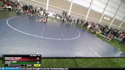 74 lbs Cons. Round 4 - Colby Dare, The Farm vs Traxton Tanzey, Eastern Oregon Elite