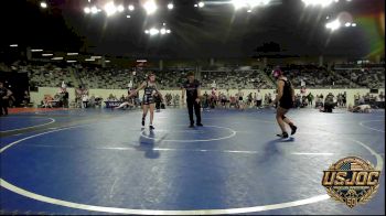 118 lbs 5th Place - Jersey Yanes, D3 Wrestling Cluib vs Jessilyn Mohler, Ogden's Outlaws Wrestling Club