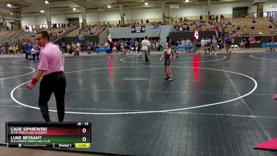 75 lbs Cons. Round 3 - Cade Sipniewski, Elite Wrestling Academy vs Luke Bessant, Buccaneer Wrestling Club