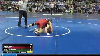 105 lbs Quarterfinal - Adali Simmons, Killdeer vs Anna White, Central Cass