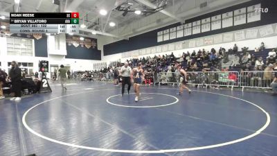 132 lbs Cons. Round 4 - Noah Reese, San Clemente vs Bryan Villatoro, Anaheim