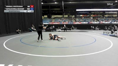 131 lbs Quarterfinal - Kendall Bostelman, William Penn vs Waipuilani Estrella-Beauchamp, University Of Providence