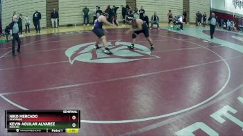 242-261 lbs Semifinal - Kevin Aguilar Alvarez, Rancho vs Niko Mercado, Silverado