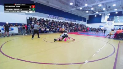 125 lbs Champ. Round 1 - Arianna Estrella, Hesperia vs Sydney De Sena, Capistrano Valley