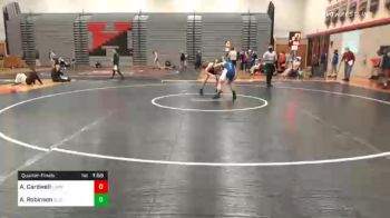 145 lbs Quarterfinal - Alex Cardwell, Lampeter Strasburg vs Aiden Robinson, Elizabethtown