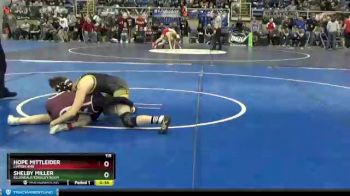 115 lbs Cons. Round 2 - Hope Mittleider, Linton HMB vs Shelby Miller, Ellendale/Edgeley/Kulm