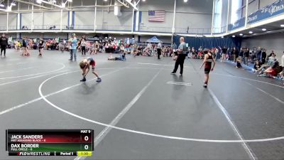 52 lbs Round 5 (6 Team) - Jack Sanders, Mat Assassins Black vs Dax Border, Full Circle